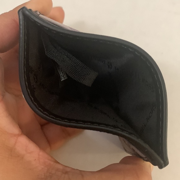 MICHAEL KORS Black Multi, Leather Card Case Wallet/NWT - Picture 9 of 12